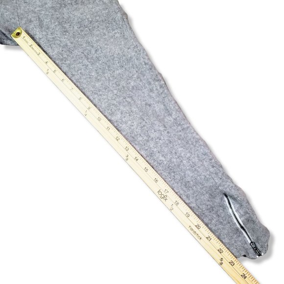 James Perse 100% Cashmere Capri Length Jogger Pant Grey Sweatpant Womens Large L - Picture 12 of 12